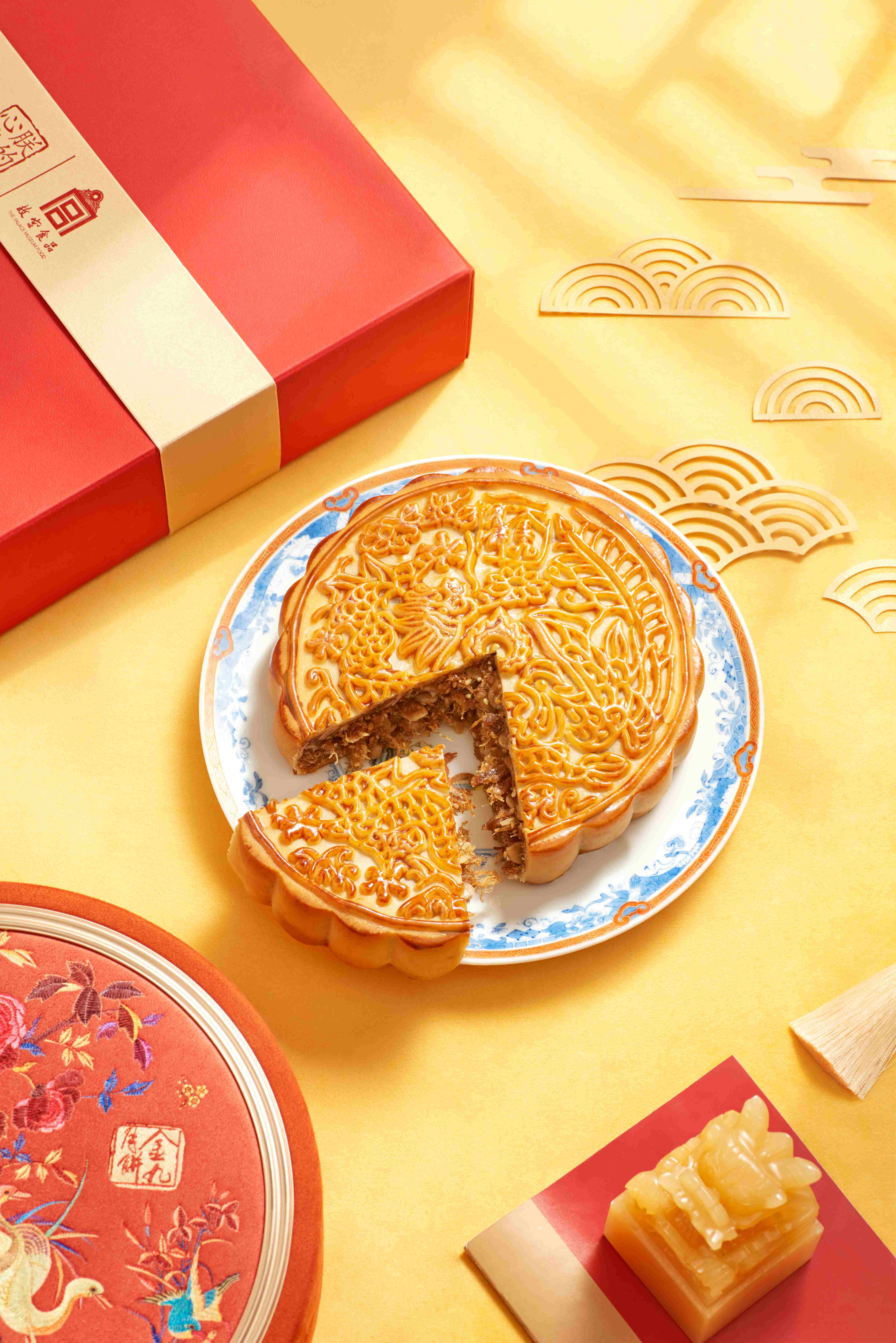 朕的心意 故宫食品｜圆盒荟臻中秋月饼月饼礼盒